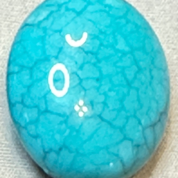 2/$20 Gold Tone Howlite & leather dangle drop earrings w/tassels light weight - Picture 9 of 11